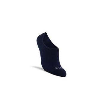 Men's Ecco Casual No-Show Socks Blue | Canada 822VRW